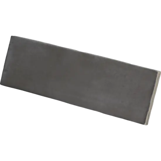 Carrelage Coco Black Hat Mat 5x15 cm - vue latérale du carreau