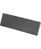 Carrelage Coco Black Hat Mat 5x15 cm - vue latérale du carreau