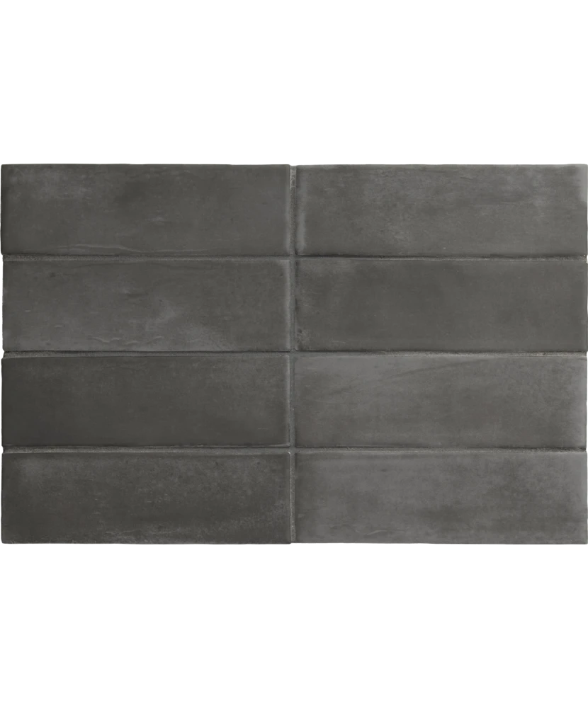 Carrelage Coco Black Hat Mat 5x15 cm - détail du carreau