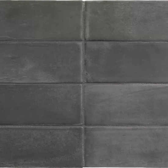 Carrelage Coco Black Hat Mat 5x15 cm - détail du carreau
