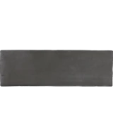 Carrelage Coco Black Hat Mat 5x15 cm - vue de face du carreau