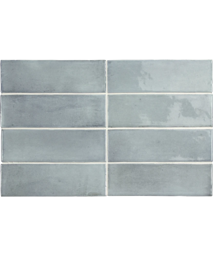 Carrelage Coco Blue Grass 5x15 cm - détail du carreau