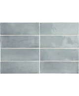 Carrelage Coco Blue Grass 5x15 cm - détail du carreau