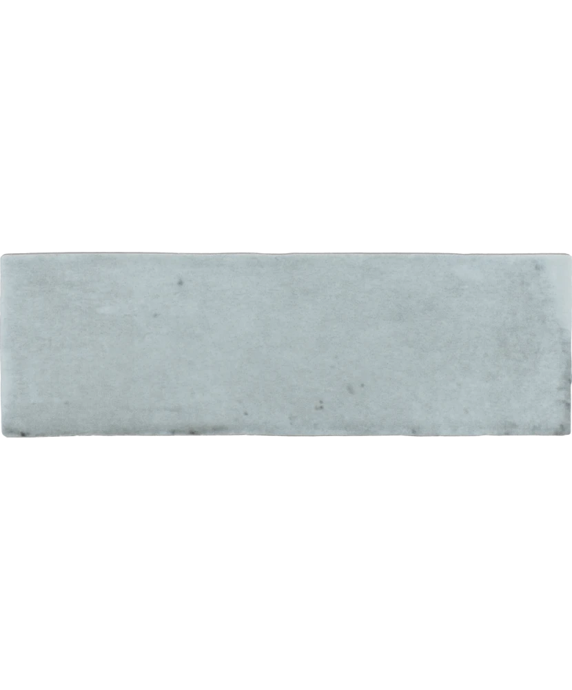 Carrelage Coco Blue Grass Mat 5x15 cm - vue de face du carreau
