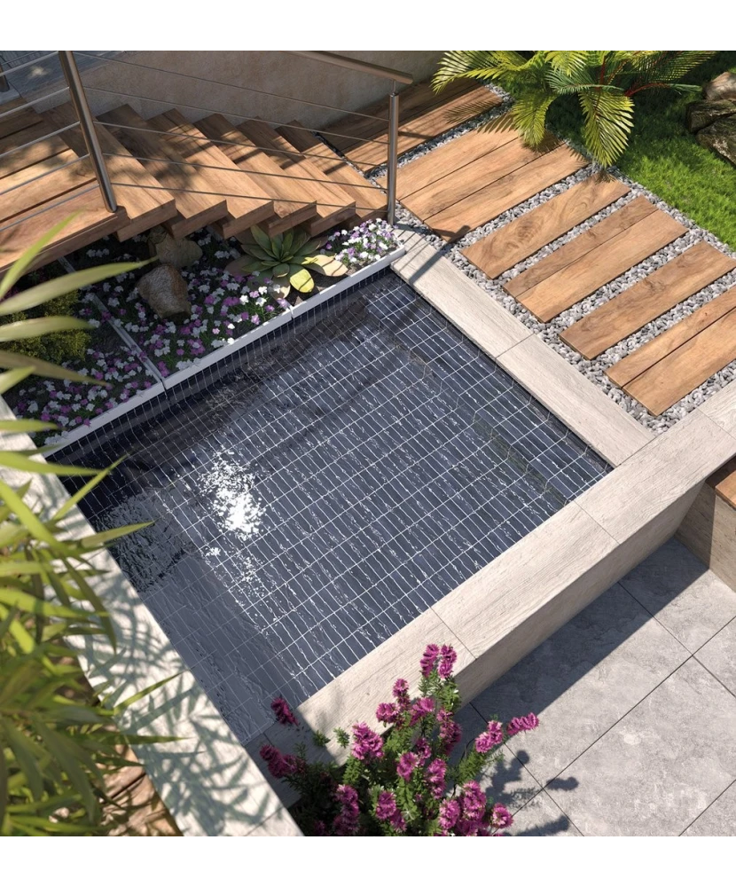 Carrelage Coco Blue Night 5x15 cm - vue d’ambiance 3