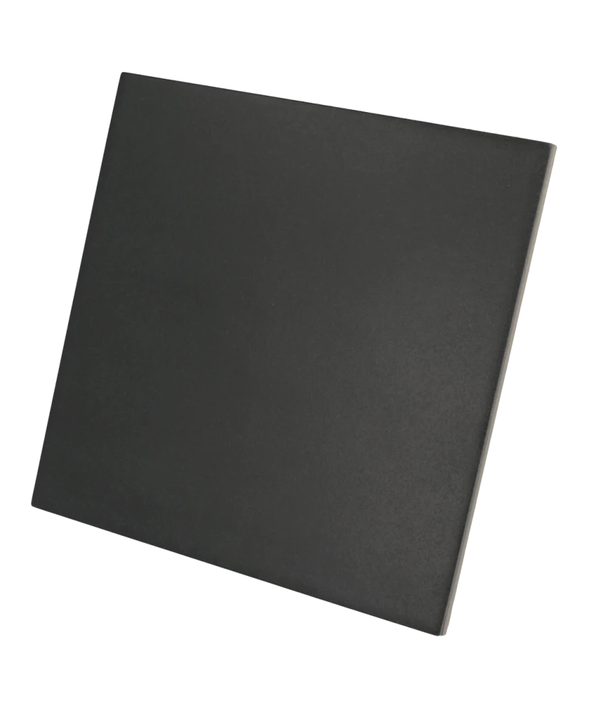 Carrelage Caprice Black 20x20 cm - vue latérale du carreau