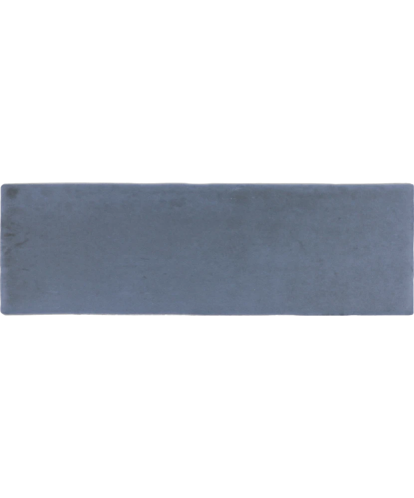 Carrelage Coco Blue Night Mat 5x15 cm - vue de face du carreau