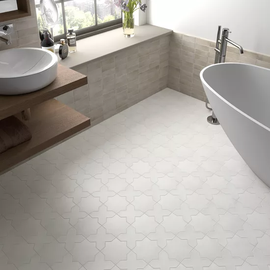 Carrelage Coco Canvas 5x15 cm - vue d’ambiance 2