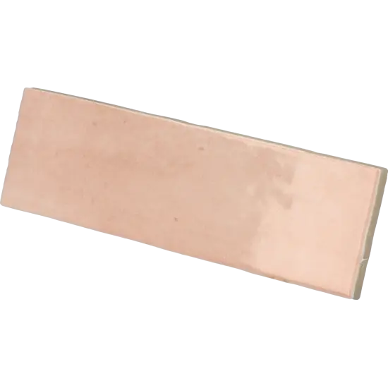 Carrelage Coco Orchard Pink 5x15 cm - vue latérale du carreau