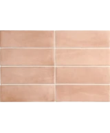 Carrelage Coco Orchard Pink Mat 5x15 cm - panneau de carreaux
