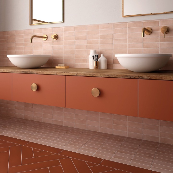 Coco Orchard Pink Matt 5x15 cm - carrelage NAIS - image 7