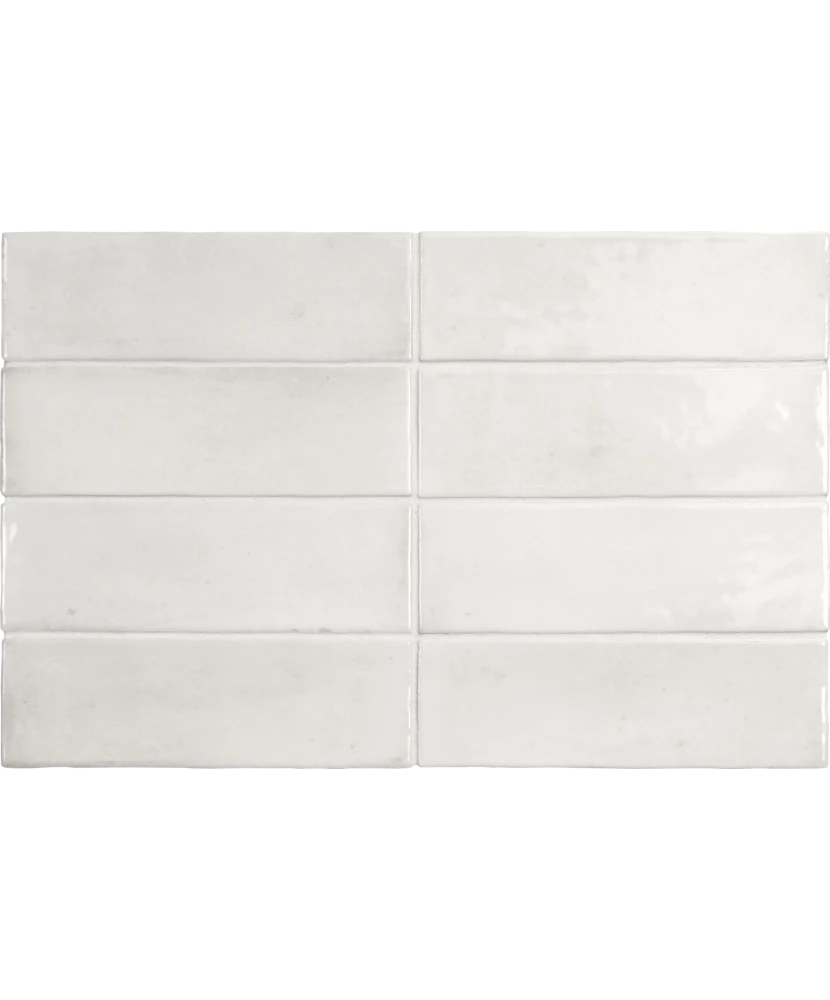Carrelage Coco White 5x15 cm - panneau de carreaux