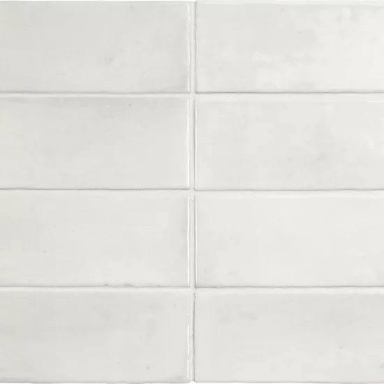 Carrelage Coco White 5x15 cm - panneau de carreaux