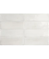 Carrelage Coco White 5x15 cm - panneau de carreaux