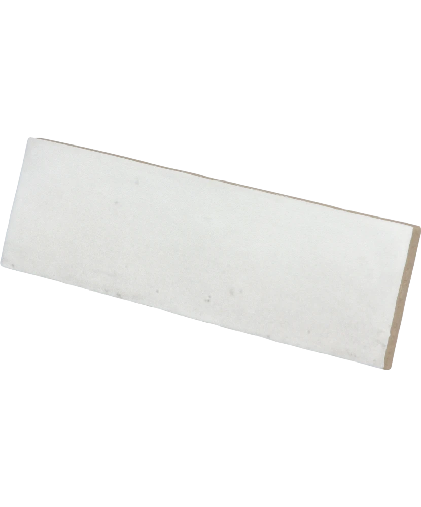 Carrelage Coco White Mat 5x15 cm - vue latérale du carreau