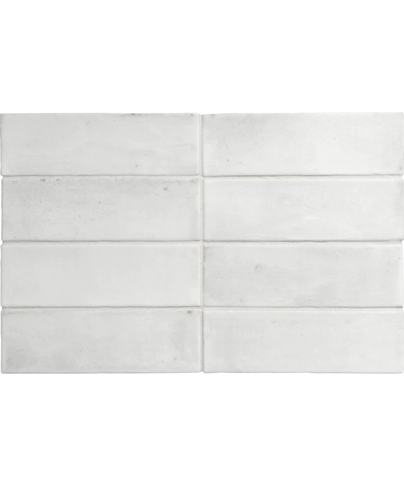 Carrelage Coco White Mat 5x15 cm - panneau de carreaux