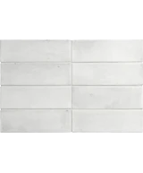 Carrelage Coco White Mat 5x15 cm - panneau de carreaux