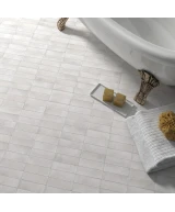 Carrelage Coco White Mat 5x15 cm - vue d’ambiance