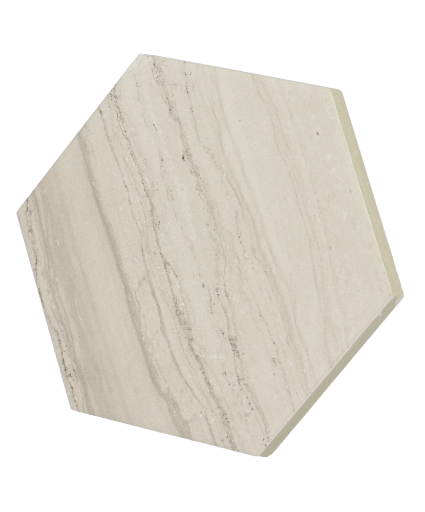 Carrelage Lithos Beige 11,6x10,1 cm - détail du carreau