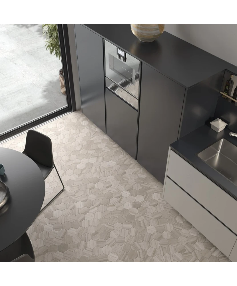 Carrelage Lithos Beige 11,6x10,1 cm - vue d’ambiance 2