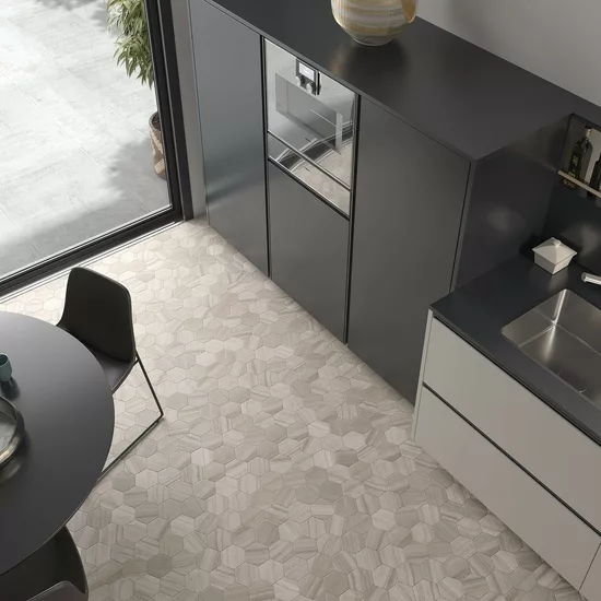 Carrelage Lithos Beige 11,6x10,1 cm - vue d’ambiance 2