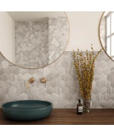 Carrelage Lithos Beige 11,6x10,1 cm - vue d’ambiance 4