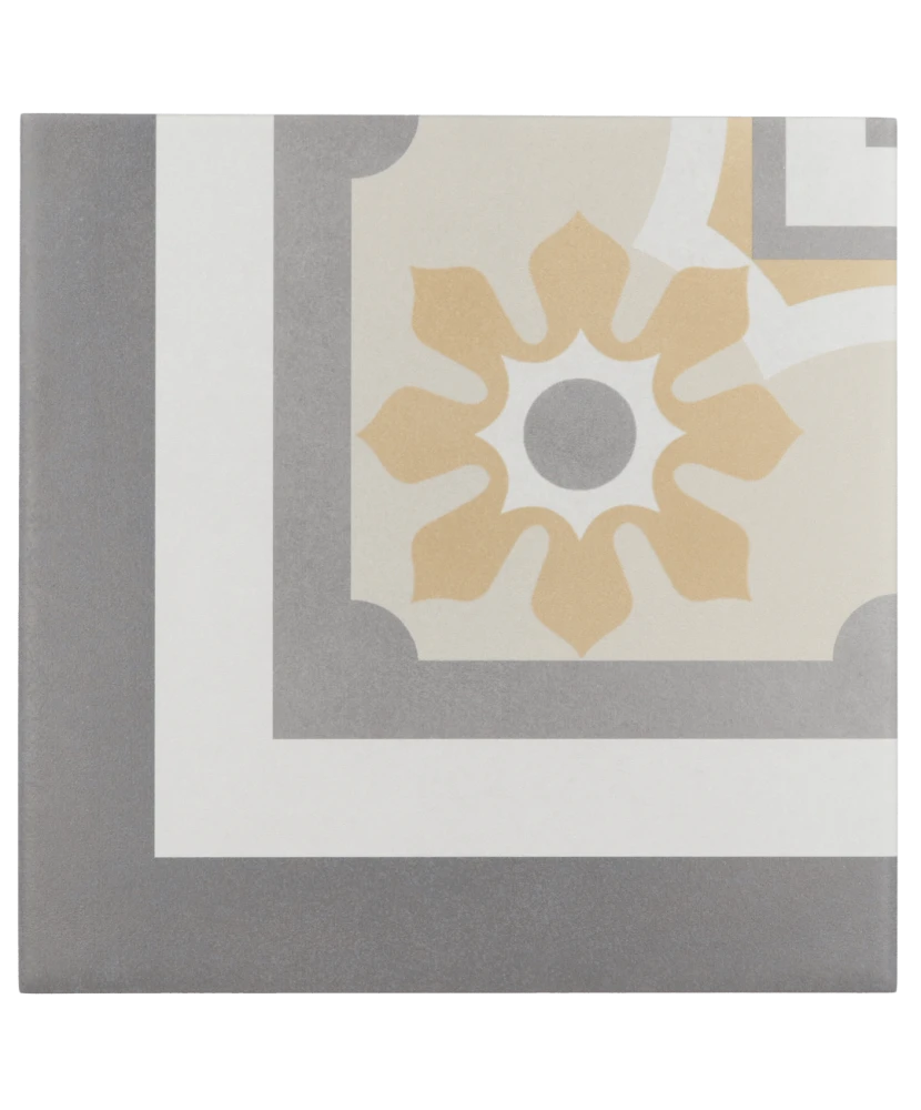 Carrelage Caprice Burgundy Corner 20x20 cm - vue de face du carreau