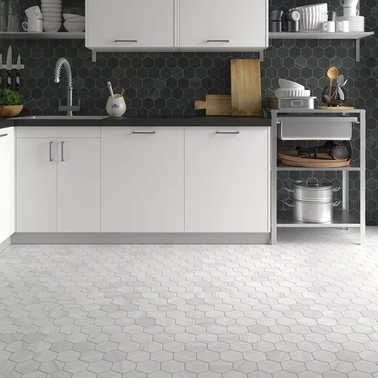 Carrelage Lithos Dark 11,6x10,1 cm - vue d’ambiance 3