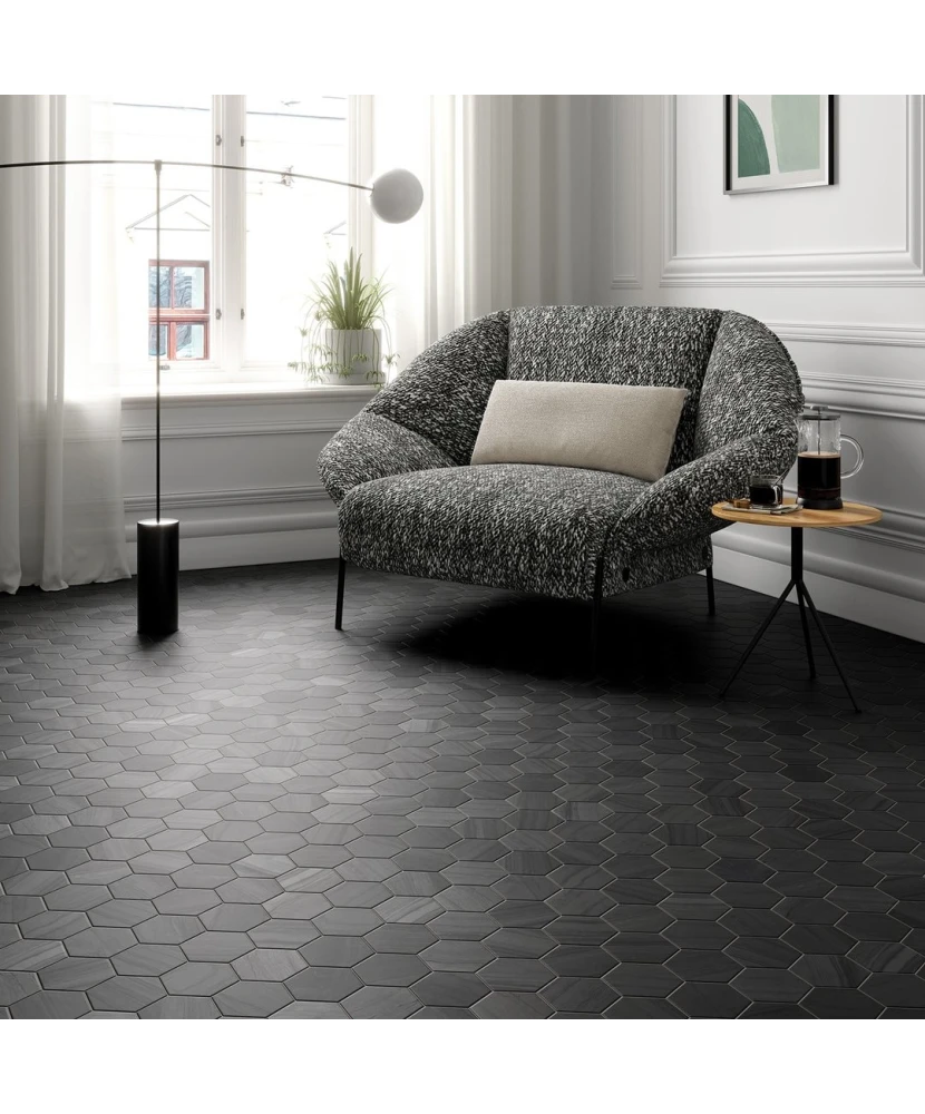 Carrelage Lithos Dark 11,6x10,1 cm - vue d’ambiance 10