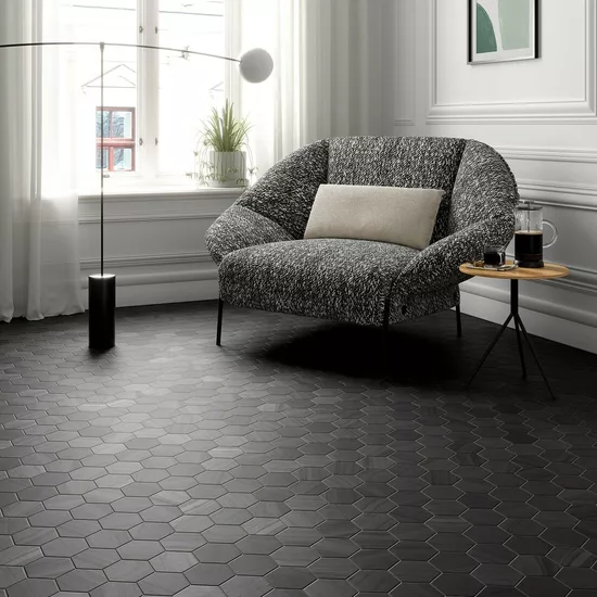 Carrelage Lithos Dark 11,6x10,1 cm - vue d’ambiance 10