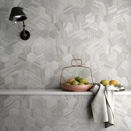 Carrelage Lithos Grey 11,6x10,1 cm - vue d’ambiance 3