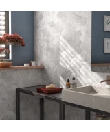 Carrelage Lithos Grey 11,6x10,1 cm - vue d’ambiance 4