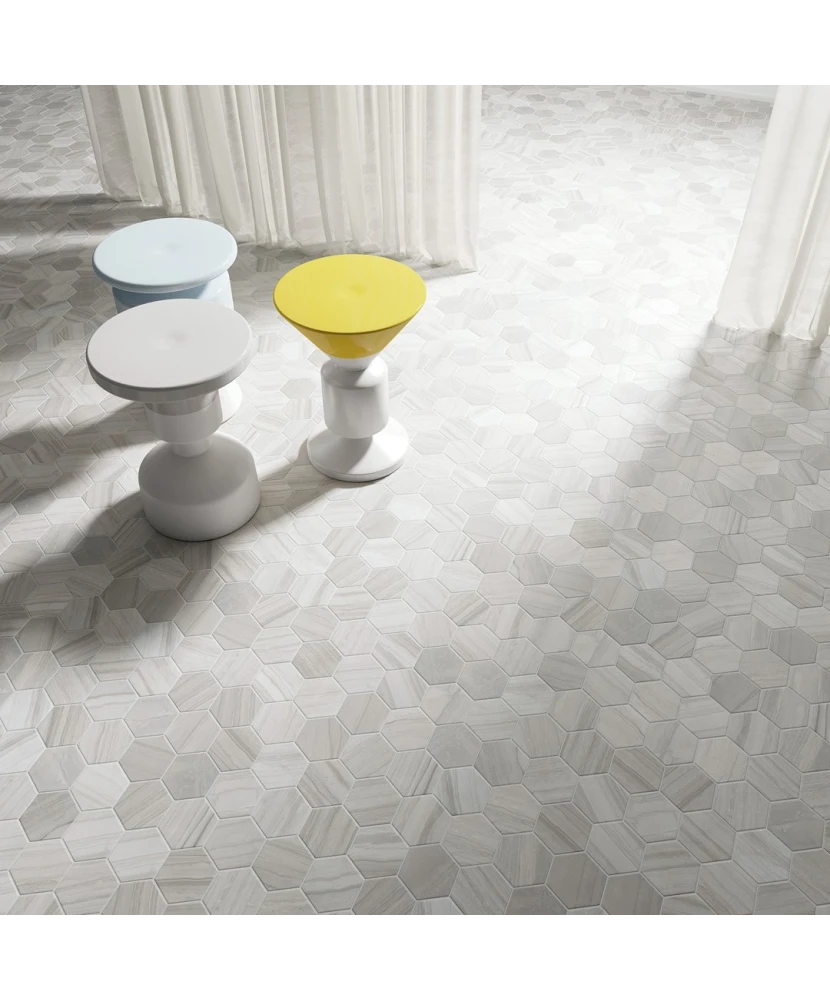 Carrelage Lithos Grey 11,6x10,1 cm - vue d’ambiance 5