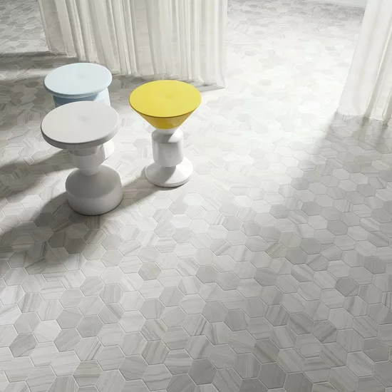Carrelage Lithos Grey 11,6x10,1 cm - vue d’ambiance 5