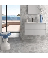 Carrelage Lithos Grey 11,6x10,1 cm - vue d’ambiance 8