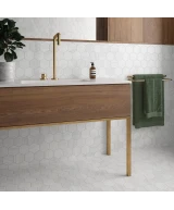 Carrelage Lithos White 11,6x10,1 cm - vue d’ambiance 6