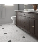 Carrelage Lithos White 11,6x10,1 cm - vue d’ambiance 7