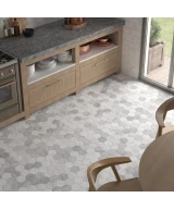 Carrelage Lithos White 11,6x10,1 cm - vue d’ambiance 8