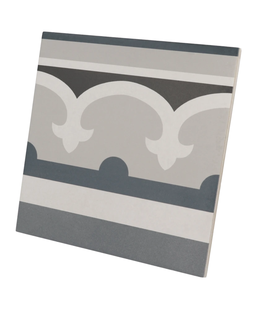 Carrelage Caprice Chatelet Border 20x20 cm - vue latérale du carreau