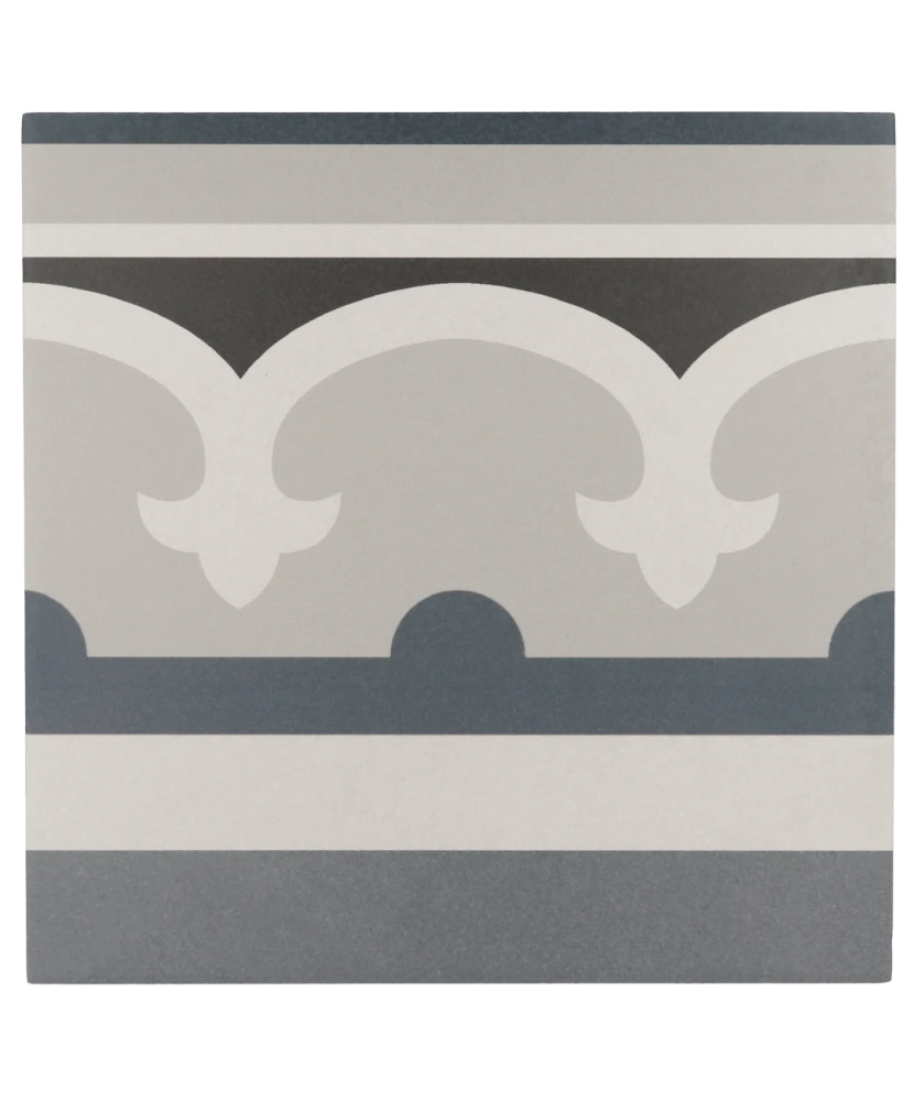 Carrelage Caprice Chatelet Border 20x20 cm - vue de face du carreau