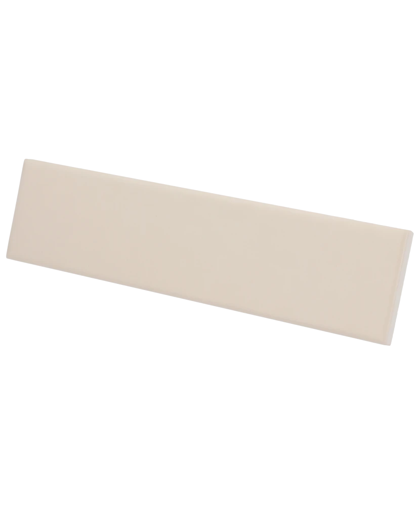 Carrelage Costa Nova Beige Pale Mat 5x20 cm - vue latérale du carreau