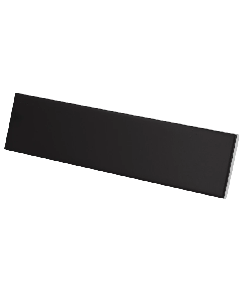 Carrelage Costa Nova Black Mat 5x20 cm - vue latérale du carreau