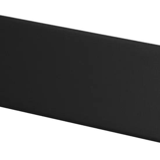 Carrelage Costa Nova Black Mat 5x20 cm - vue latérale du carreau