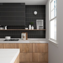 Costa Nova Black Matt 5x20 cm - carrelage NAIS - image 3