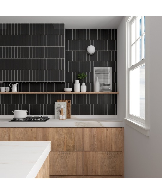 Costa Nova Black Matt 5x20 cm - carrelage NAIS - image 3