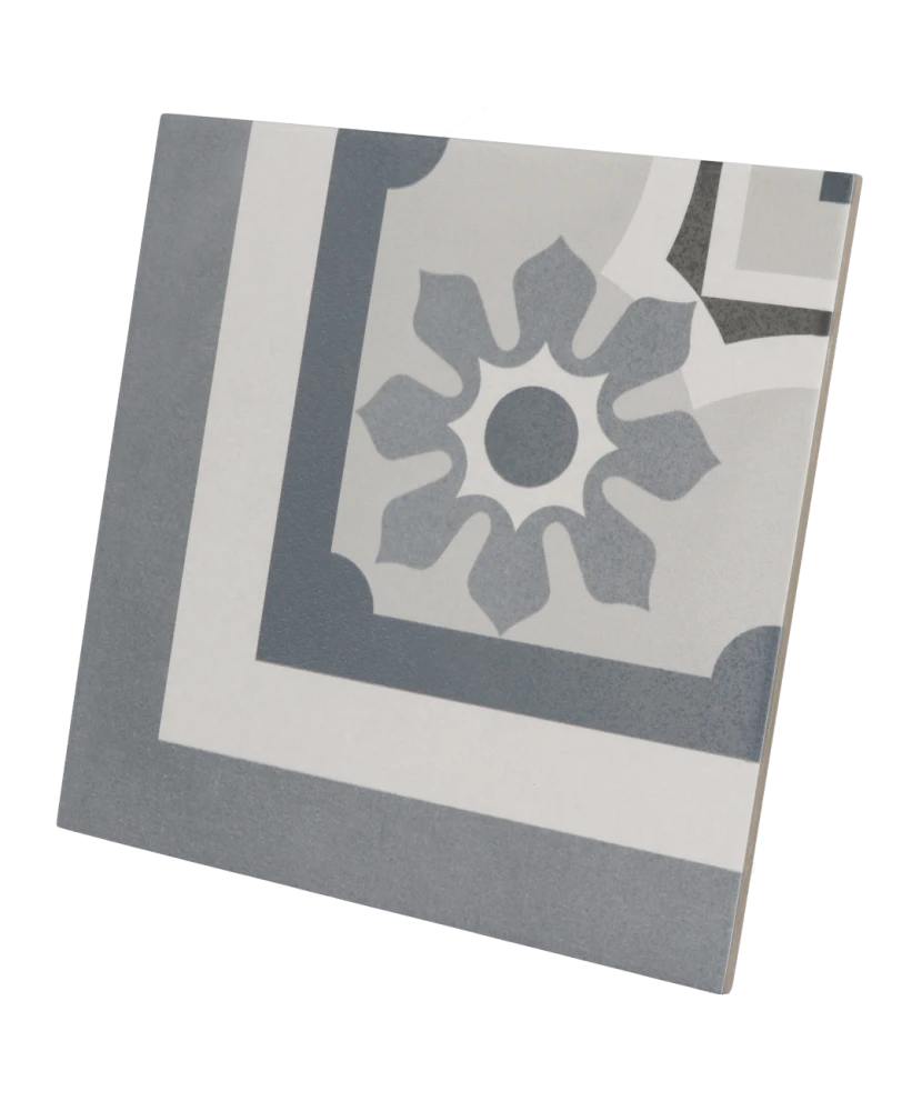 Carrelage Caprice Chatelet Corner 20x20 cm - vue latérale du carreau