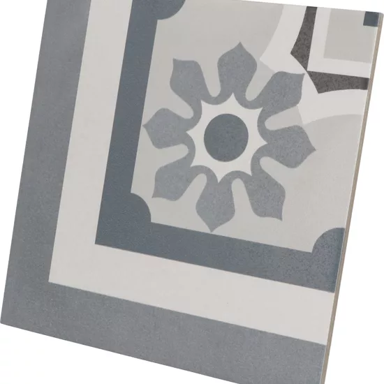 Carrelage Caprice Chatelet Corner 20x20 cm - vue latérale du carreau