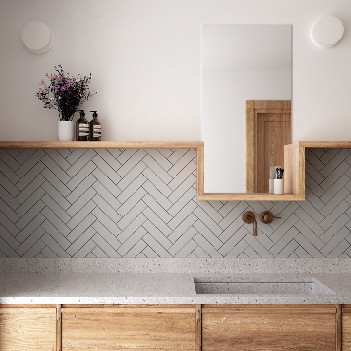 Costa Nova Grey Matt 5x20 cm - carrelage NAIS - image 3