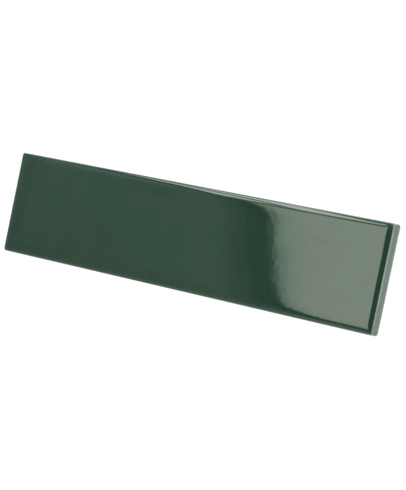 Carrelage Costa Nova Laurel Green 5x20 cm - vue latérale du carreau
