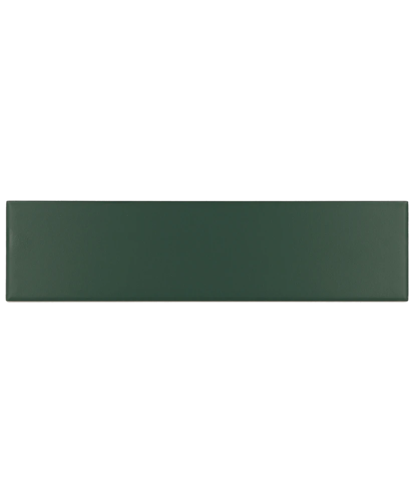 Carrelage Costa Nova Laurel Green Mat 5x20 cm - vue de face du carreau